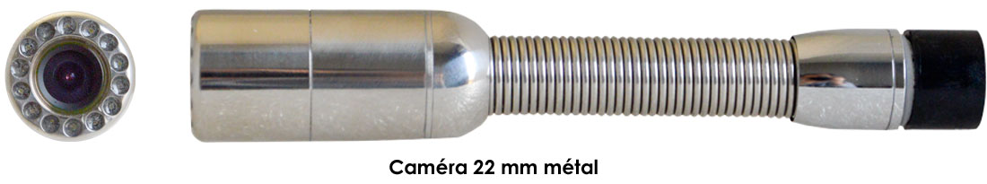 caméra 22 mm métal