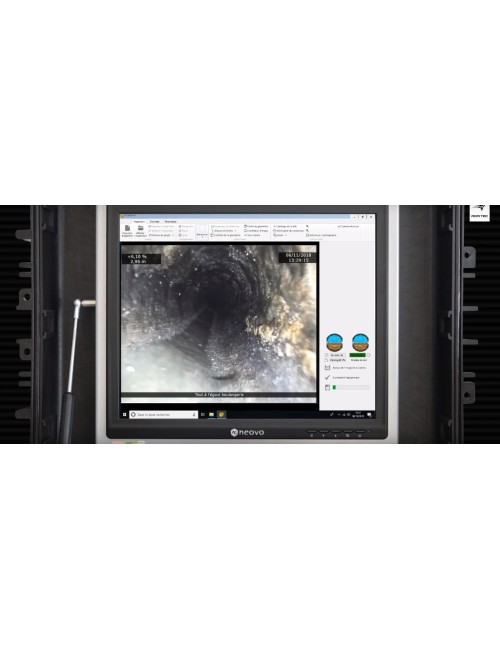 Logiciel MoleCam — interface régie robot 300AX inspection canalisation AGM TEC