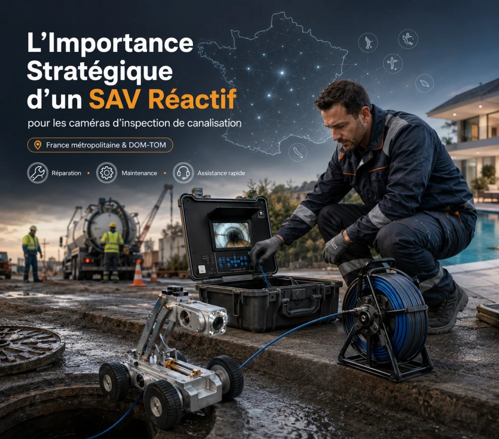 L'Importance Stratégique d'un Service Après-Vente Réactif pour les Caméras d'Inspection de Canalisation en France et dans les DOM-TOM